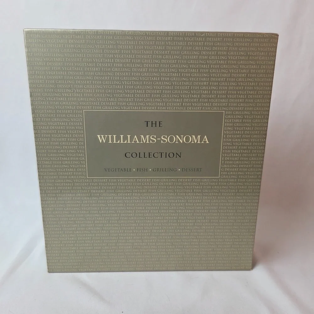 Williams-Sonoma Cookbooks 4 books - Fish, Grilling, Dessert, Vegetable Set